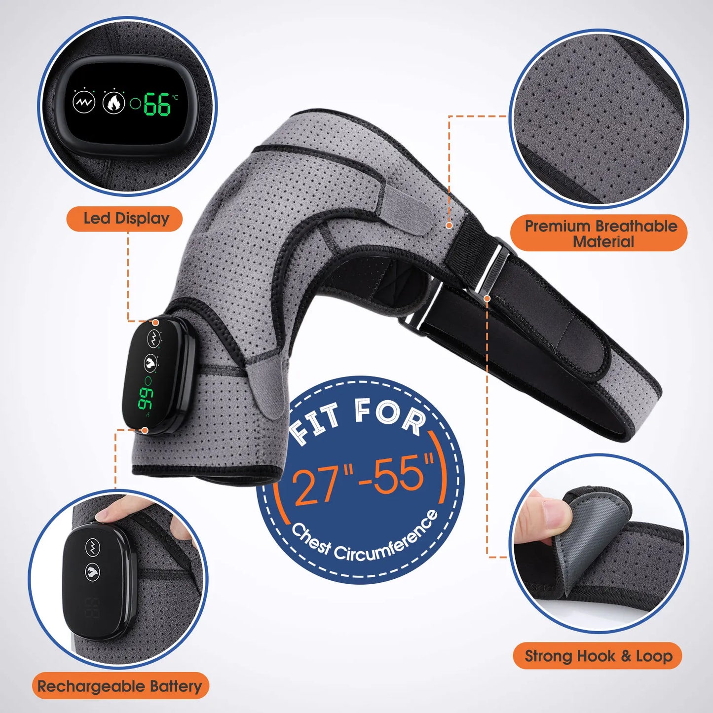 BodyRelief HeatFlex Shoulder Massager