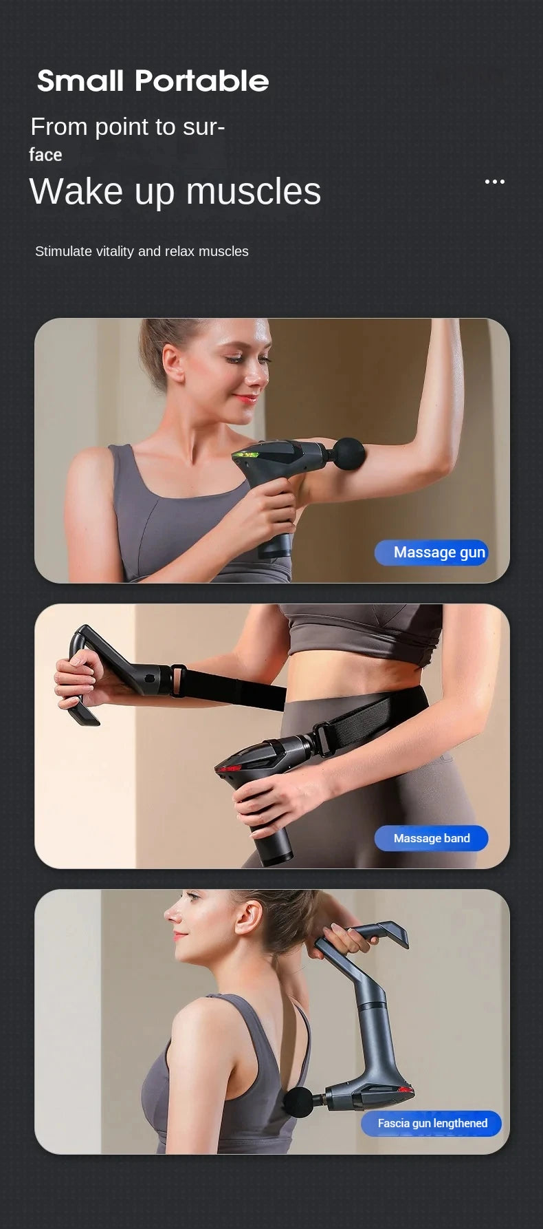 BodyRelief PowerFlex Massage Gun