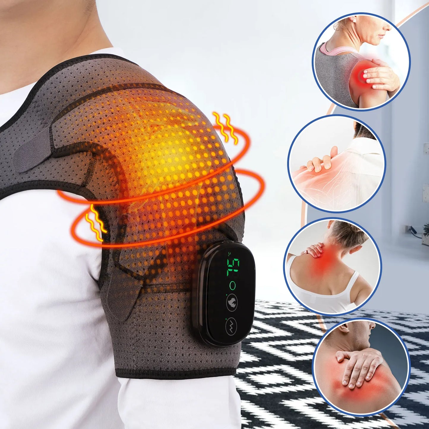 BodyRelief HeatFlex Shoulder Massager
